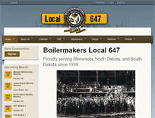 Tablet Screenshot of boilermakerslocal647.com